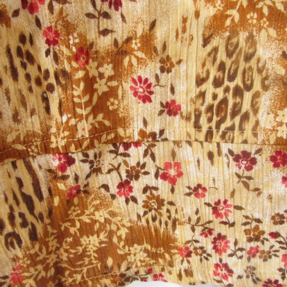 Kathie Lee top 100% Rayon button down Extra Lg - Picture 6 of 8